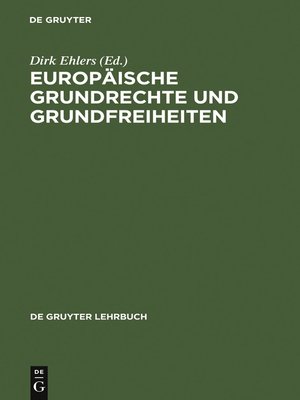 cover image of Europäische Grundrechte und Grundfreiheiten